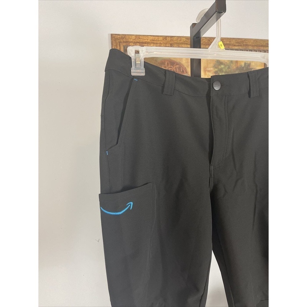 Amazon Employee Shorts Men Black Large Black - Picture 3 of 6